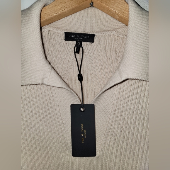 NWT Rag & Bone Eliana Cotton Cashmere Polo size XS - Picture 6 of 15
